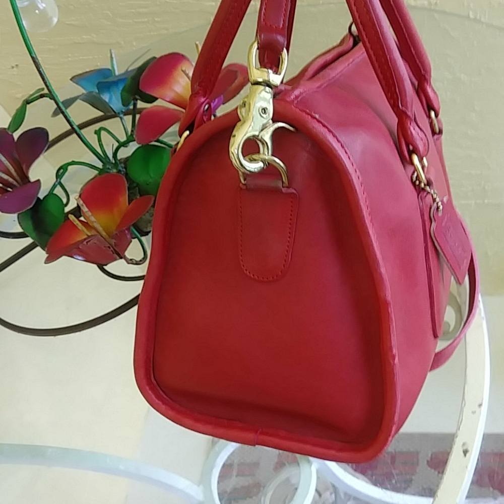 NYC VINTAGE 80's COACH LARGE MADISON SATCHEL BAG - Picture 8 of 17